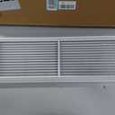 Linear Bar Air Grille 28" X 8", Aluminum Air Supply/Return Grilles,Easy Air Flow,Removable Grille/Door-HVAC Air Vent Cover,White[Outer Dimensions: 28.8"w X 8.8"h]