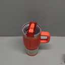 STANLEY Quencher ProTour Flip Straw Tumbler with Leakproof Lid | Built-In Straw & Handle | Cupholder Compatible for Travel | Insulated Stainless Steel Cup | BPA-Free (20 Ounces, Hot Coral Fade)