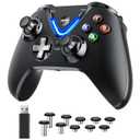 RALAN Wireless Controller with Paddles for Xbox One S/X, Xbox Series S/X, Windows PC, 2.4G Wireless Adapter with 3.5mm Headphone Jack, ALPS Joystick, Hall Effect Sensing trigger (Black)