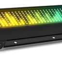 LED Stage Light Bar 120W,666 RGB Pixel LED Light Bar DJ Light Bar Chase Marquee Gradient Strobe Colorful Wall Bright with DMX & Sound Activated Uplighting for Church Garden Wedding Party (Black)