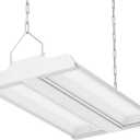 Allsmartlife LED Linear High Bay Light 1-Pack, 150W 20250LM 0-10V Dimmable 5000K Daylight, Adjustable Tilt Hanging LED High Bay Shop Lighting Fixtures for Garage Warehouse Workshop