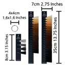 Hair Level Scale Chart Set Checking Brightness For Hair Salon and Hairdresser