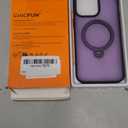 Chicfun 360 O-Ring MagStander for iPhone 14 Pro Max Case with Magnetic Kickstand Ring Holder [Compatible with MagSafe][360Rotate Stand][Military Shockproof] iPhone 14 Pro Max Phone Cover, Purple