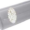 Potelane Inflatable Bolster Pillow for Leg, Back, Ankle,Knee & Neck Support  Half Moon Air Cushion, Self-Inflating Design,Lightweight, TPU & Soft Milk Fiber  Travel Leg Elevation Pillow 51x21x12cm