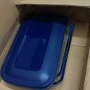 KOMUEE 8 Pieces Glass Baking Dish with Lids Rectangular Glass Baking Pan Bakeware Set with BPA Free Lids, Baking Pans for Lasagna, Leftovers, Cooking, Kitchen, Fridge-to-Oven,Blue