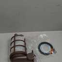 Nuvo Lighting SF76/621 Industrial Style Small Heavy Duty Aluminum Durable Outdoor Wall Mount Porch and Patio Light with Frosted Glass, Old Bronze