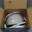 Spooktacular Creations Astronaut Helmet for Kids with Movable Visor Pretend Role Play Accessory Toy Set Halloween Costumes (White+red)