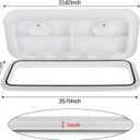NovelBee Marine Deck Access Hatch,Boat Hatch Lid 23.9" x 9.5" for Marine Caravan RV