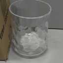 Aspen Creative 23530-63-1, Clear Hammered Glass Shade for Lighting Fixture/Vanity Light/Wall Light/Pendant, Size: 4-1/2" D x 5-3/8" H, 1 Pack