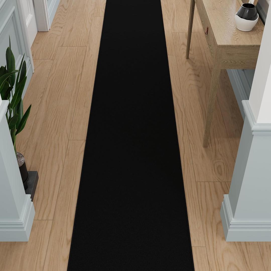 Ottomanson 2x16 Extra Long Hallway Runner Rug – Stair Carpet Runner, 1'10" x 16'