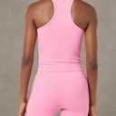 EleVen by Venus Williams Women's Stay Glossy Tank (Pink, L)