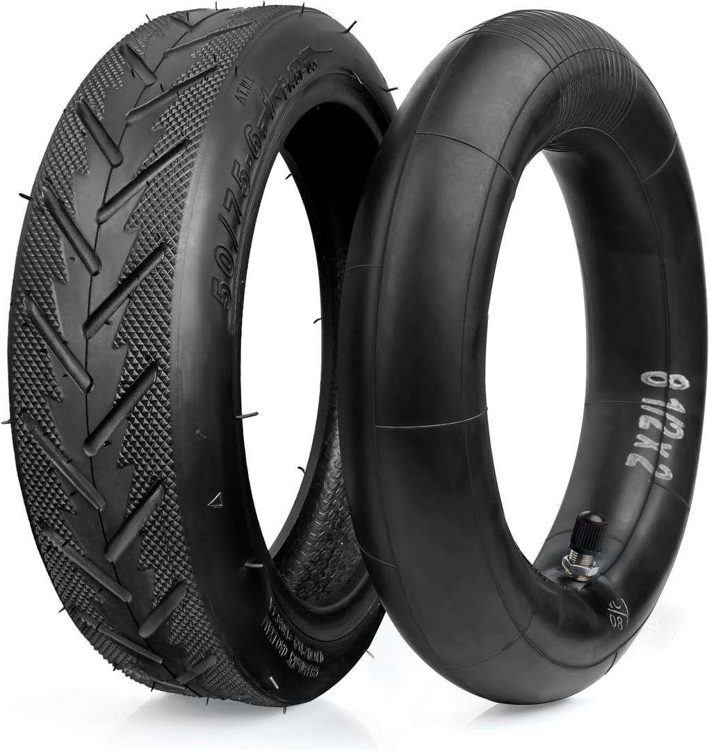 50/75-6.1 Scooter Tire Replacement 8.5 Tire Tube for Gotrax gxl v2/Xiaomi /M365 Etc Electric Scooter,8.5x2 Pneumatic Tyre Inner Tube Replacement Wheels (1Set)