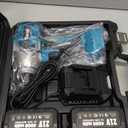 1/2 Impact Wrench 1200N.m, 1/2 Impact Gun & 2x 21V 4000mAh Batteries, Fast Charger, 4 Sockets & Storage Box, High Torque Impact Drive for Lug Nuts, Cars, Tires