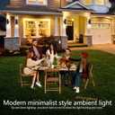 Nigaut 11.8" Outdoor Wall Lights 2 Pack, Anti-Rust Aluminum Up and Down Lights Outdoor for House Garden Porch Exterior Lighting Fixtures, E26 Base