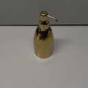 Emarful 304 Stainless Steel Soap Dispenser 16oz Rust-Proof Liquid Soap Pump Bottle for Kitchen or Bathroom Countertop Hand Dish Lotion Leak-Proof (Polished Gold)