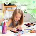 cviokrdu Dog Paint by Numbers Kit for Kids with Frame - Wooden Easel, Animals Paint by Numbers for Kids Ages 4 8 12, Easy Acrylic Oil Painting Kits for Home Wall Decoration 8x8 inch