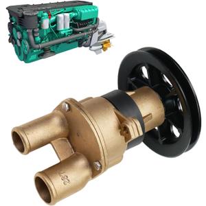 3857794 Marine Raw Sea Water Pump For VoLo Penta HU thru WT model engines 1995-1999 4.5" Pulley 3.0 4.3 5.0 5.7 GS NC GL GS Replaces 3851982 3855079 3852399 3851700