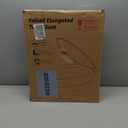 ELONGATED toilet seat risers for seniors, Slow Close, Elevated toilet seat, Heavy Duty, Never Loosen, Raised toilet seat elongated bowl, White(18.5)