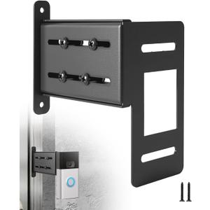 Adjustable Doorbell Extender Fits for Ring Doorbell 2nd Gen, Heavy Duty Stainless Steel Brick Wall Mount Extension, 3.55.9 Inch Telescoping Design for Wider View