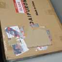 DAIFURONGE Tempered Glass Backsplash For Kitchen Behind Stove, Stove Backsplash Top, (30x20'')