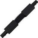 H Type Track Lighting Accessories, H Track Flexible Connector for Single Circuit 3-Wire-1 Track Rail, Black Track Connector for H Track System, LED Track Lighting Kit (Black)