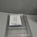 Clear Acrylic Display Case, Stackable Plastic Storage Bins with Magnetic Attraction Lid, Showcase for Cosmetic, Large Figures Collectibles, X-Large