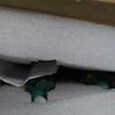 Christmas Decorations Indoor, Christmas Decor - Christmas Tree Taper Flameless Candles Battery Operated with Remote Timer, Xmas Candlesticks Home Table Mantel Room Decor, Wax, Set of 2(Green&White)