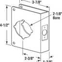 Prime-Line MP10852 Lock and Door Reinforcer, 2-1/8 In. x 2-3/8 In. x 1-3/8 In., Stainless Steel (Single Pack)