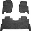 Cartist Floor Mats for Ford F150 Supercrew 2015-2026 2027 (Include Lightning)(Only Fit Rear Bench Seat w/Under Seat Storage), Heavy Duty Car Mats for F-150 Accessories