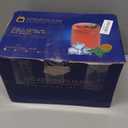 ZMOWIPDL Vintage Glassware Drinking Glasses Set of 6,15 oz Hobnail Glass Cups,Embossed Blue Water Tumbler,for Beer,Cocktail,Whiskey,Juice and Various Mixed Drinks- 1 Cleaning Brush