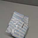 Juvale Mini Popcorn Boxes 100 Pack - Blue and White Striped Small Popcorn Containers for Party Favors, Movie Nights, Carnival Decorations, Circus Themes, and Snack Bars - Easy Assembly Paper Boxes