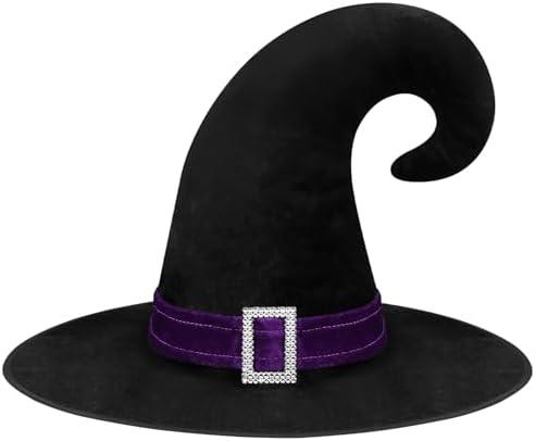 SULOLI Witch Hat, Witches Hat Wizard Costume Accessory for Halloween Cosplay Party