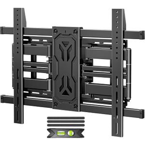 MOUNTUP TV Wall Mount Holds 250 lbs for 50-110 inch Large TVs, Heavy Duty Full Motion 1.65" Slim TV Bracket with Extension, Swivel & Tilt, Pre-Assembled, Max VESA 800x600mm, Fits 12-24" Studs