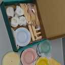 Toyssa Wooden Play Kitchen Accessories Montessori Toys for Toddlers 3-5, Play Dishes for Kids Kitchen with Realistic Dishes & Plates & Tableware, Christmas Birthday Gifts for 3 4 5 6 Years Girls Boys