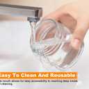 Mason Jars 8 oz 30 Pack- Small Mason Jars With Silver Lids -1/4 Quart Canning Jars| Storage Glass Jars With Lids For Jelly, Jam, Honey, Pickles - Spice Glass Jars - With 30 Chalkboard Labels