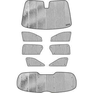 Pigenius Windshield & Side Sunshade for Toyota Sienna (2021-2025) | Thick Foam Armor Custom Fit Full Vehicle Set (8-Piece)