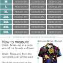 Funny Hawaiian Shirt for Men Casual Short Sleeve Button Down Beach Shirts Printed Tropical Vacation Shirts (Black, L)