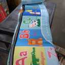 5x7 Kids Rug for Classroom & Playroom - ABC Alphabet Educational Area Rug with Animals Numbers & Colors - Non-Slip Carpet Playmat for Nursery Preschool Elementary