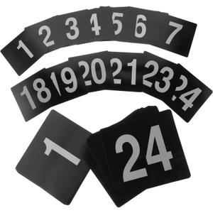 VALICLUD 50Pcs Double Sided Table Number Signs Chic Place Cards for Weddings Restaurants Bars and Clubs Efficient Seating for Enhanced Guest Experience