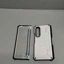 Rugged Case Armor for Samsung-Galaxy-Z-Fold-3 w/Built-in [Kickstand] [S Pen Holder] [Screen Protector] [Hinge Protection], Heavy Duty Shockproof Protective Cover, NOT FIT Z Fold 4/2 (White)