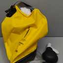 Camp Shower Bag,PVC Portable Folding 10L Waterproof Camping for Travel Hiking, Camping, and Beach Trips (Yellow)