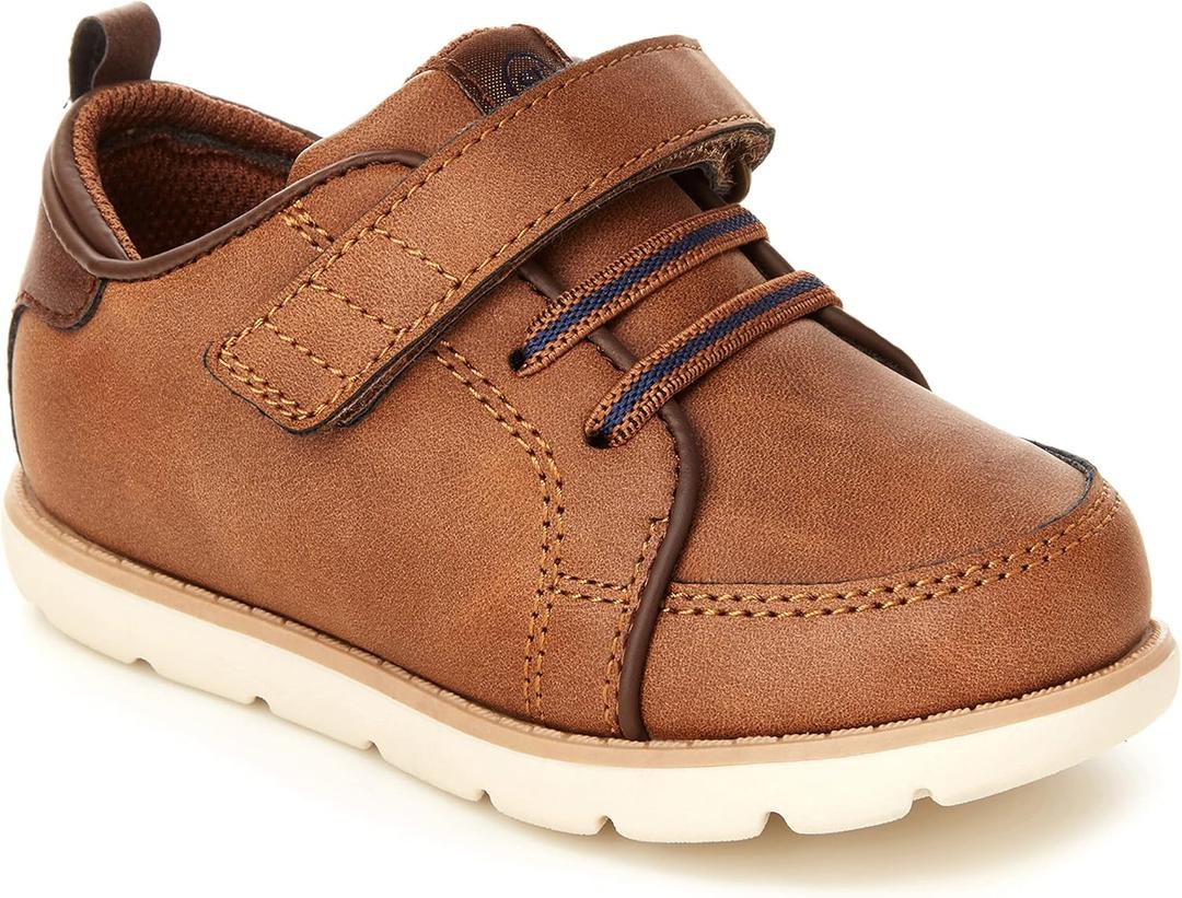 Stride Rite 360 Boys' Ethan Sneakers (12 Little Kid, Tan)