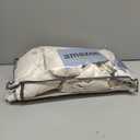 100% Blackout Shield Linen Blackout Curtains for Bedroom 90 Inches Long, Back Tab/Rod Pocket Living Room Drapes, Thermal Insulated Blackout Curtains 2 Panels Set, 50" W x 90" L,Cream