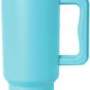 Simple Modern 40 oz Trek Tumbler with Handle and Straw Lid | Cup Holder Friendly Insulated Stainless Steel Travel Mug | Nantucket Tides (40 Ounces)