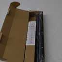 Heavy Duty Curtain Rods for Windows 28 to 48 Inch, 1 Inch Adjustable Black Curtain Rod with Easy Installation and Modern Design (A1,Black,30-60")