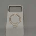 TORRAS Q3 Silicone for iPhone 17 Pro Max Case Stand, Fit for MagSafe, Liquid Silicone Soft Cozy Grip, 360 Spin Magnetic Stand, Camera Control, Protective Case for iPhone 17 Pro Max, Ivory Gold