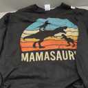 Mommy Mom Mama Dinosaur Funny 2 Two kid Mamasaurus 2020 Gift Sweatshirt, XL