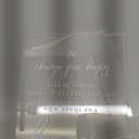 In Loving Memory Acrylic Wedding Sign Memory Table Sign for Wedding Wedding Signs for Ceremony Modern Calligraphy Arch Acrylic Table Top Sign for Wedding Reception and Event Party Table