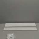 Metal Picture Ledge, Wall Mounted Floating Shelf - 24" White (Set of 2) (24" - Set of 2)