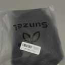 Sunzel No Front Seam Mini Flare Leggings for Women, Invisible Butt Scrunch Flared Yoga Pants with Tummy Control (Small, Black)